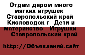 Отдам даром много мягких игрушек - Ставропольский край, Кисловодск г. Дети и материнство » Игрушки   . Ставропольский край